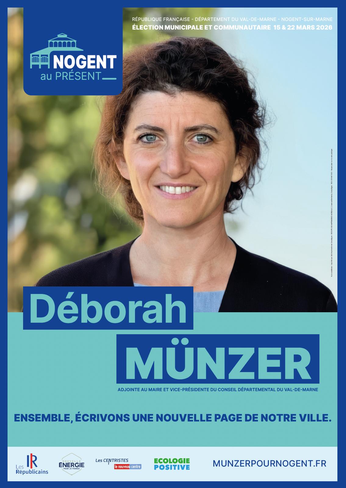 Affiche de campagne Déborah Münzer