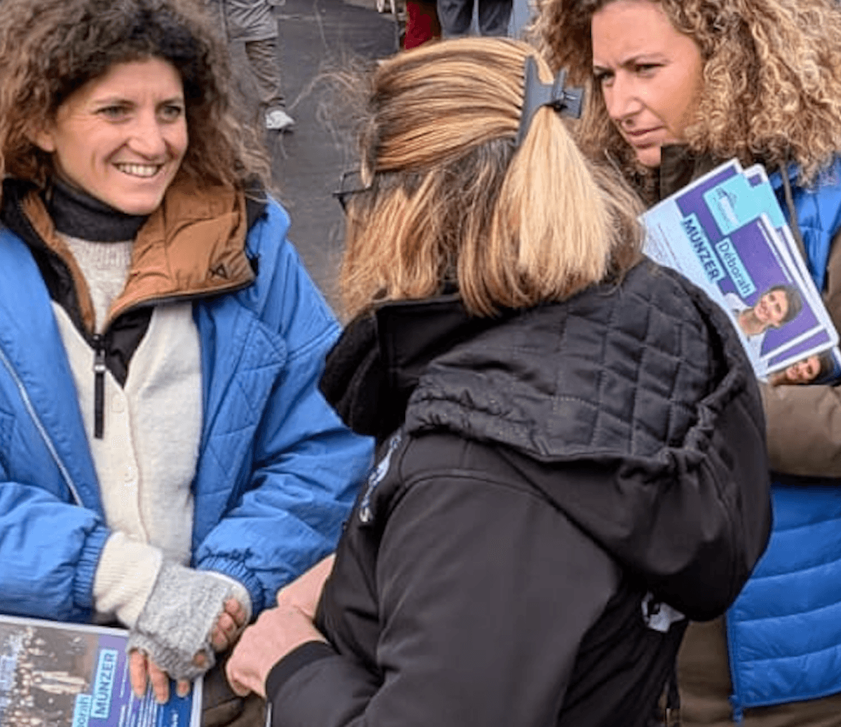 Déborah Münzer à l'écoute des Nogentais